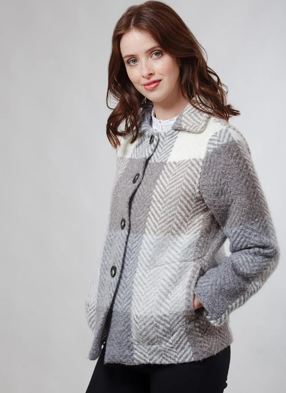 Fiona Herringbone Coatigan