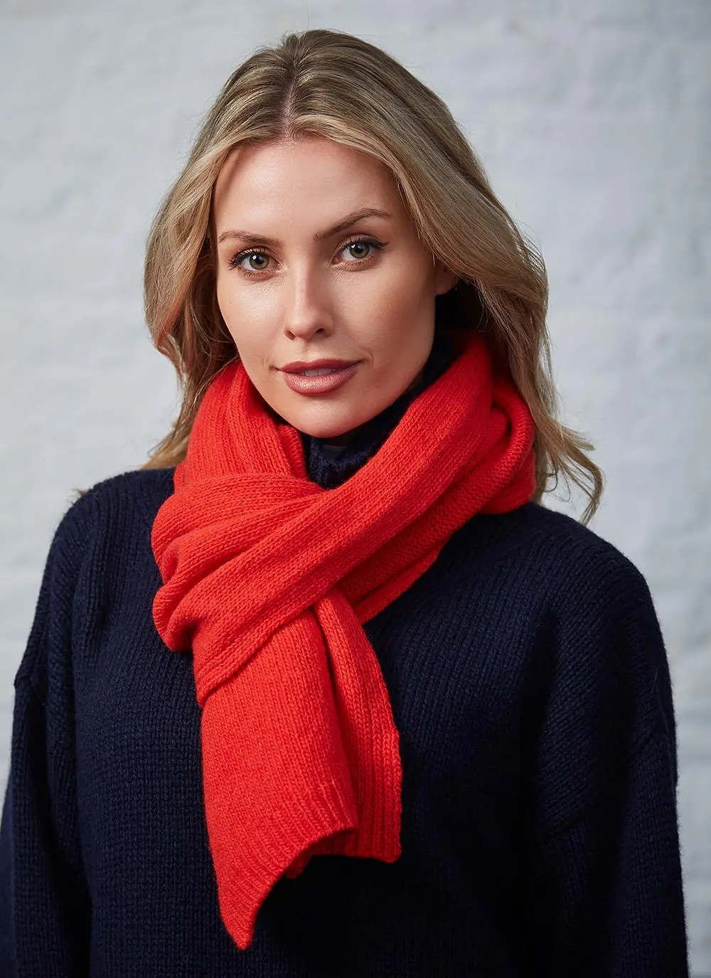 Fisherman Jersey Stitch Scarf