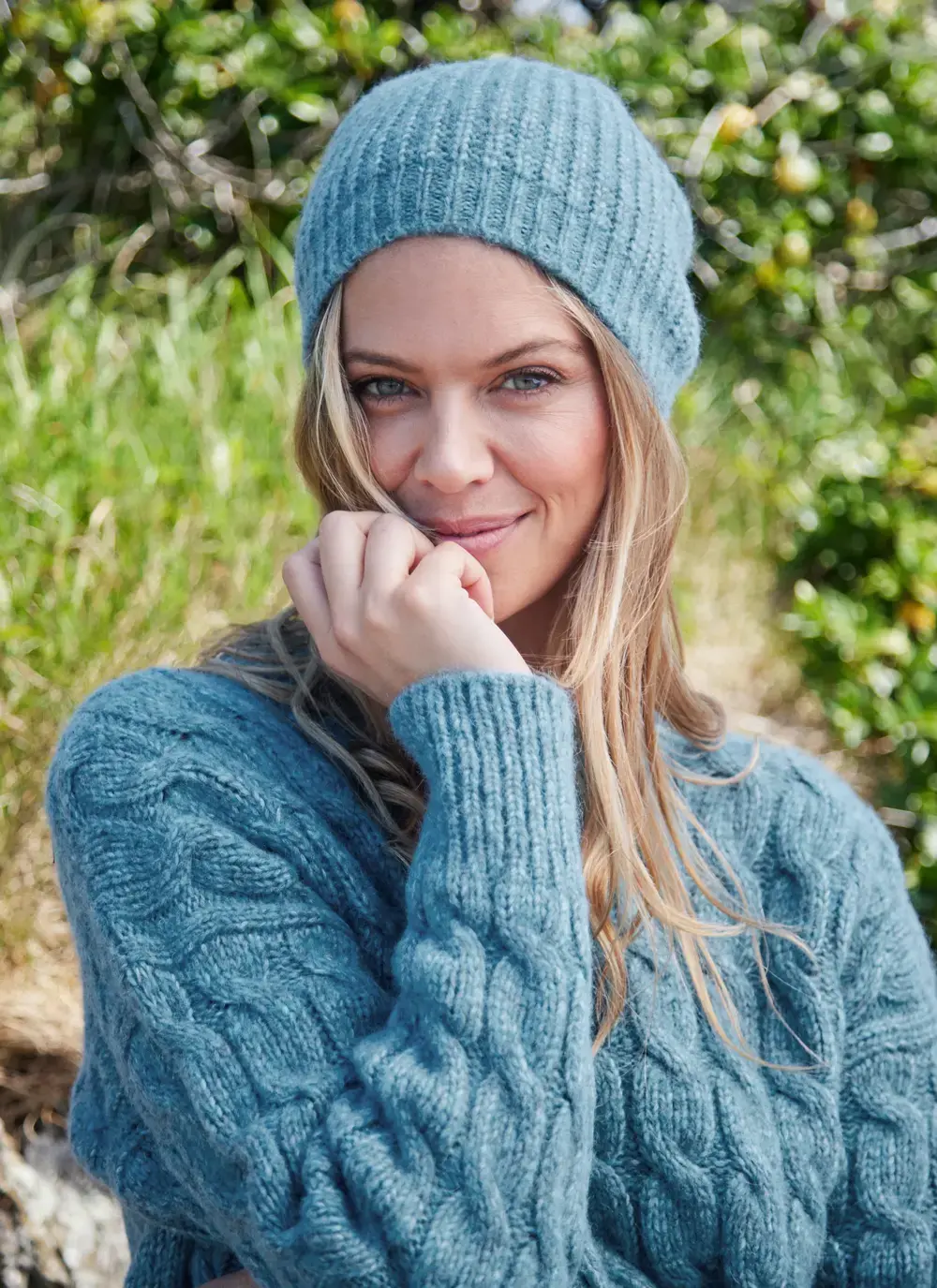 Fisherman Alpaca Ribbed Beanie