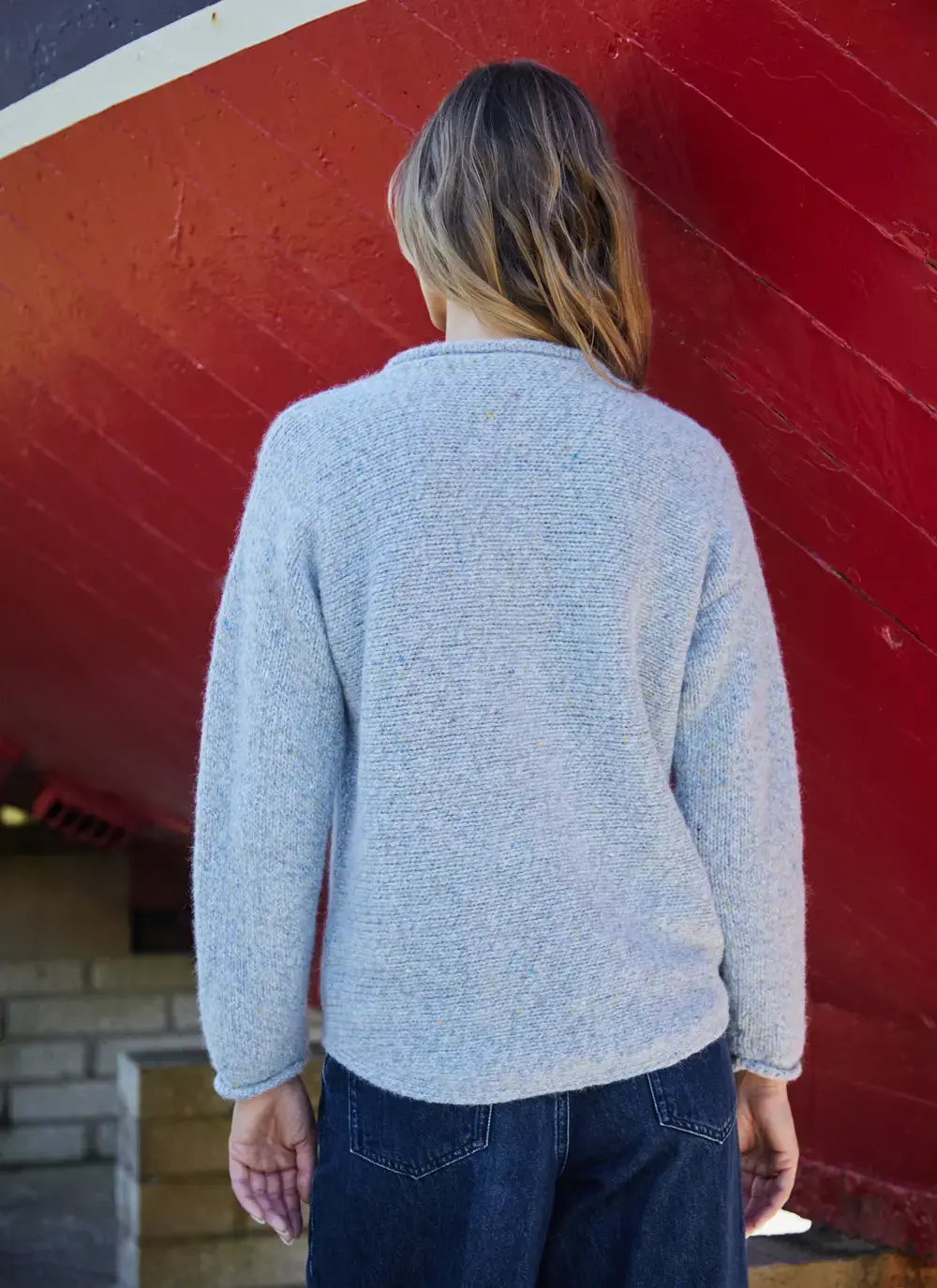 Alpaca Roll Neck Sweater