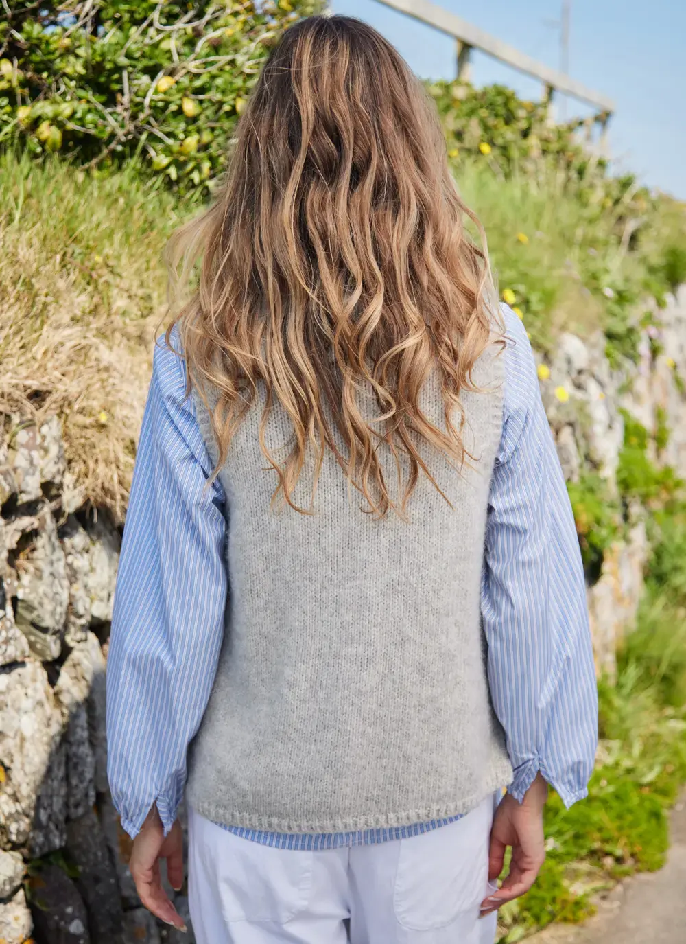 Alpaca Roll Neck Vest