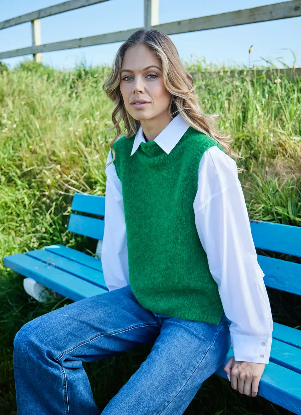 Alpaca Roll Neck Vest