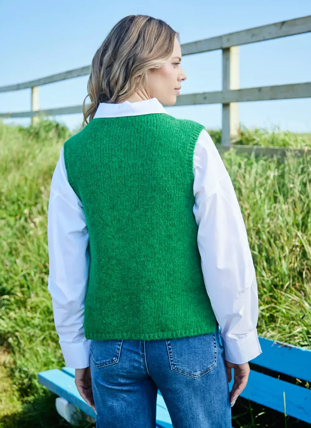Alpaca Roll Neck Vest