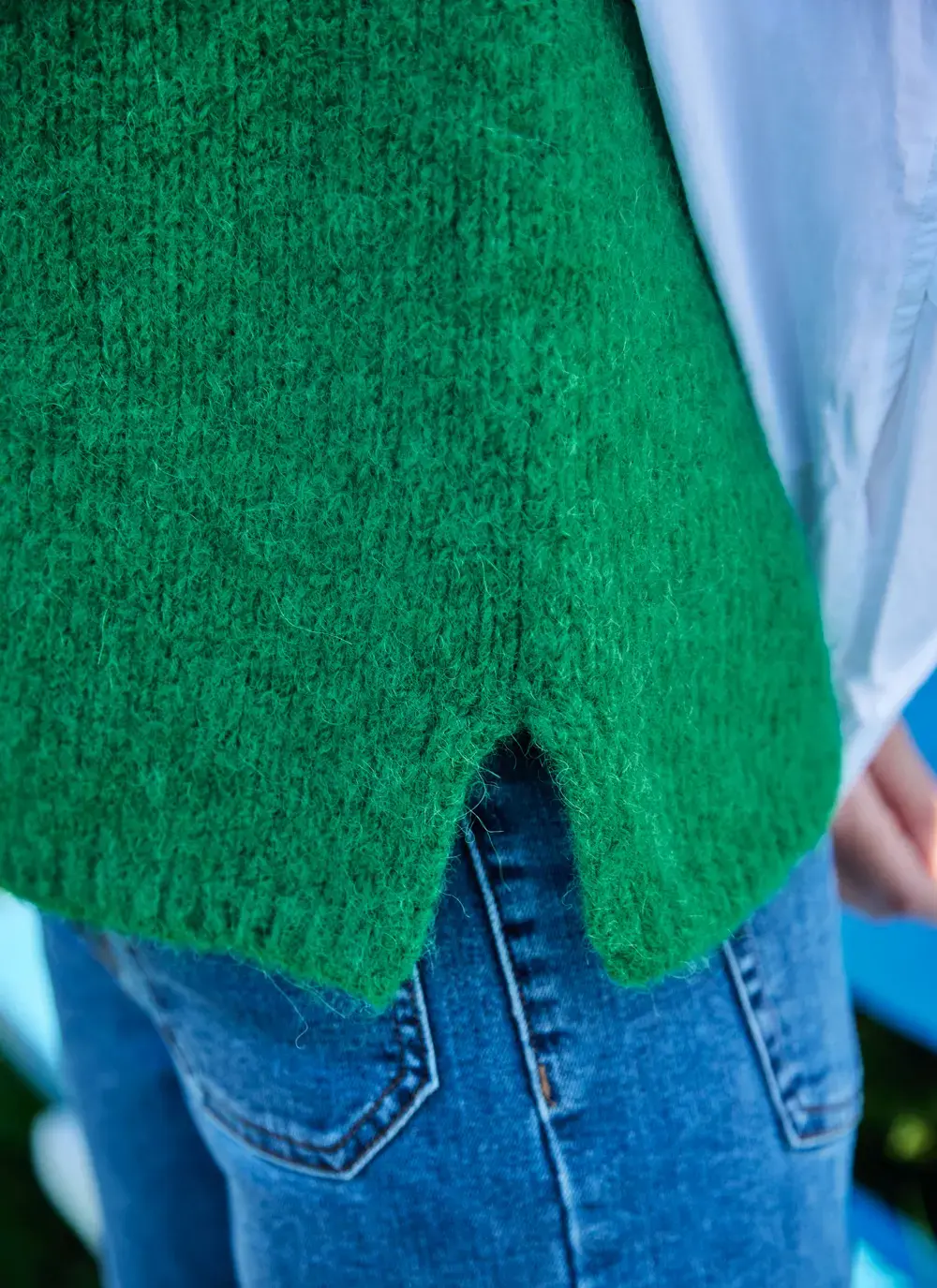 Alpaca Roll Neck Vest