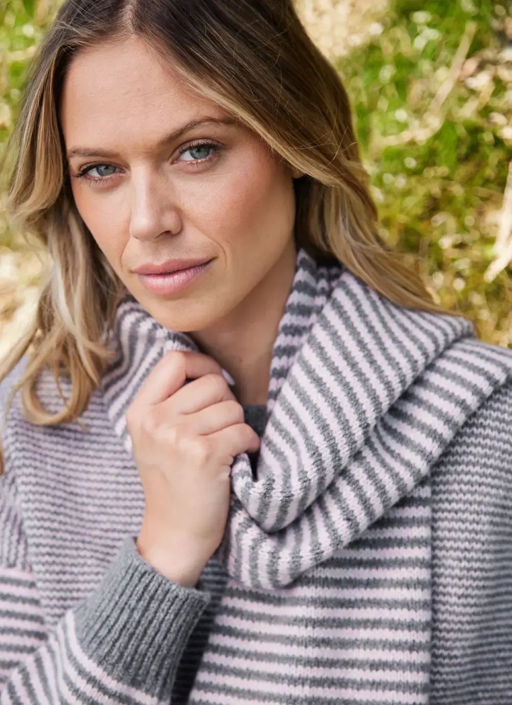 Cashmere Stripe Scarf