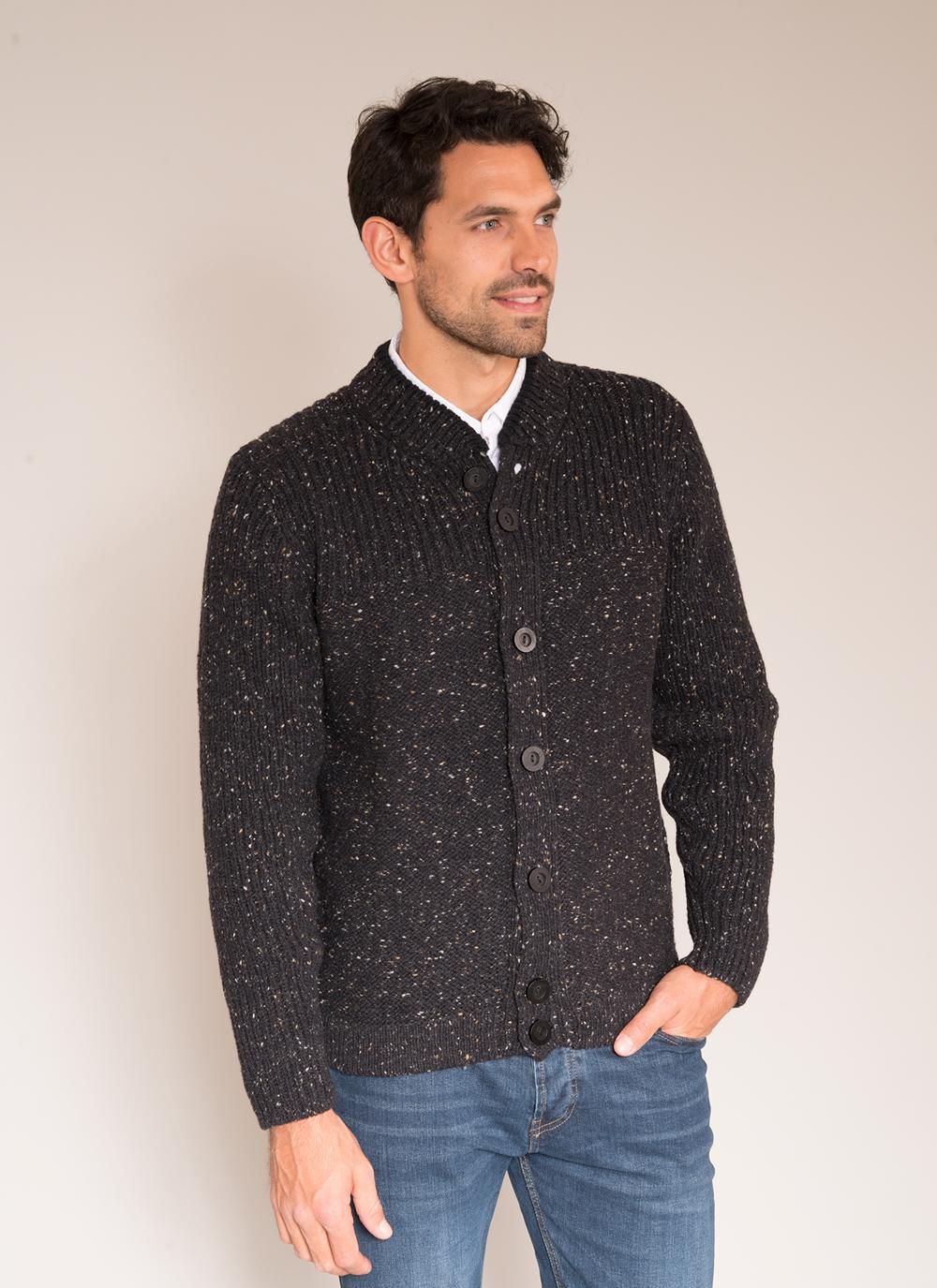 baseball cardigan sweater