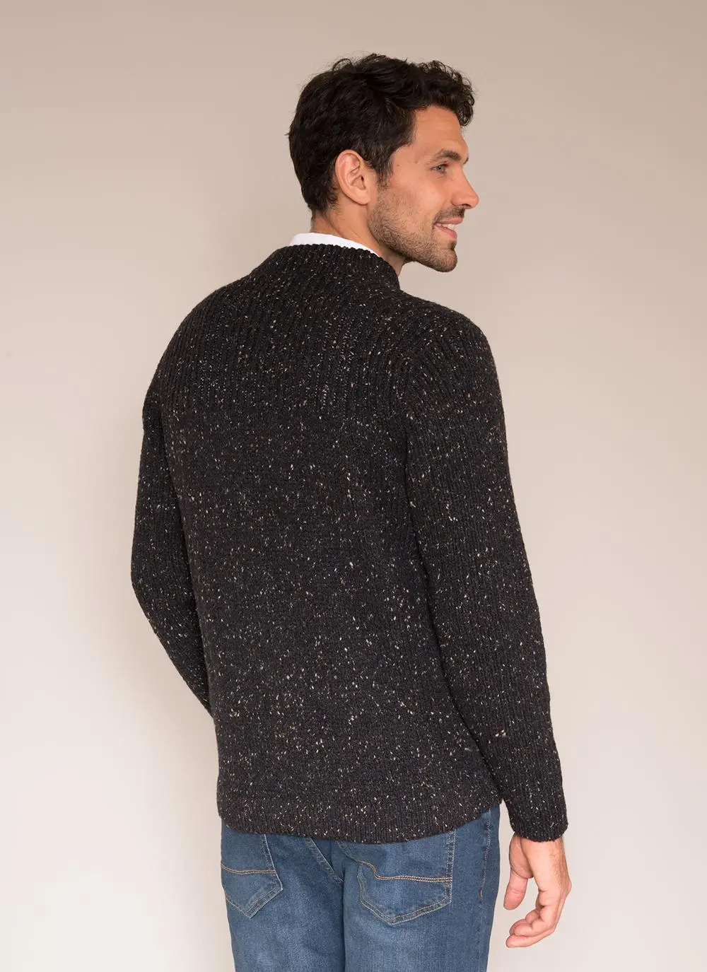 Fisherman Chunky Baseball Cardigan