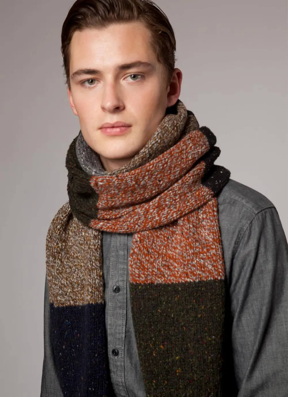 Fisherman Donegal Fleck Scarf - Forager
