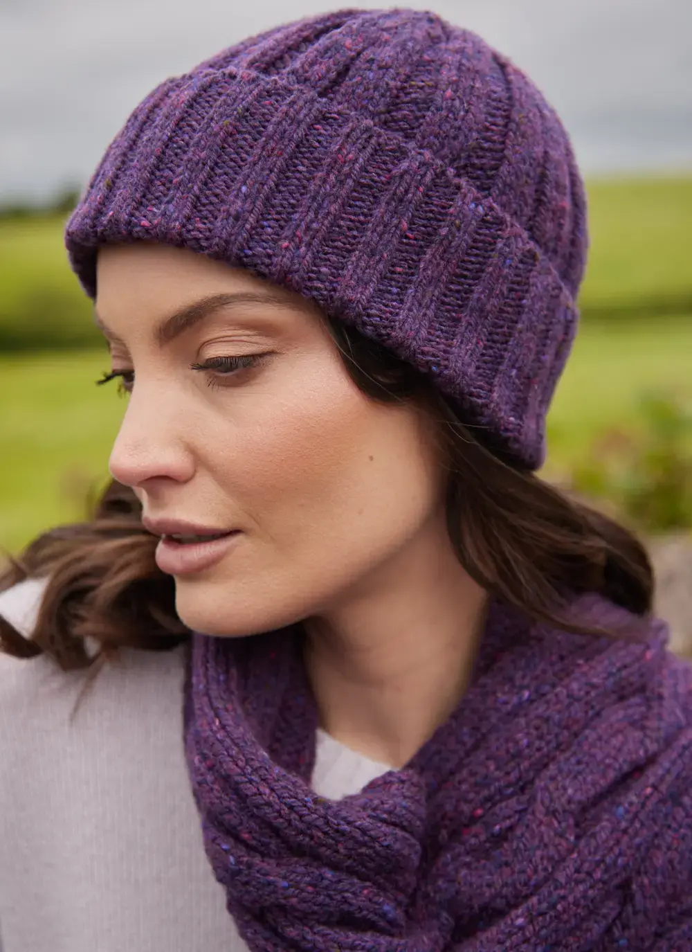 Donegal Fleck Ribbed Beanie