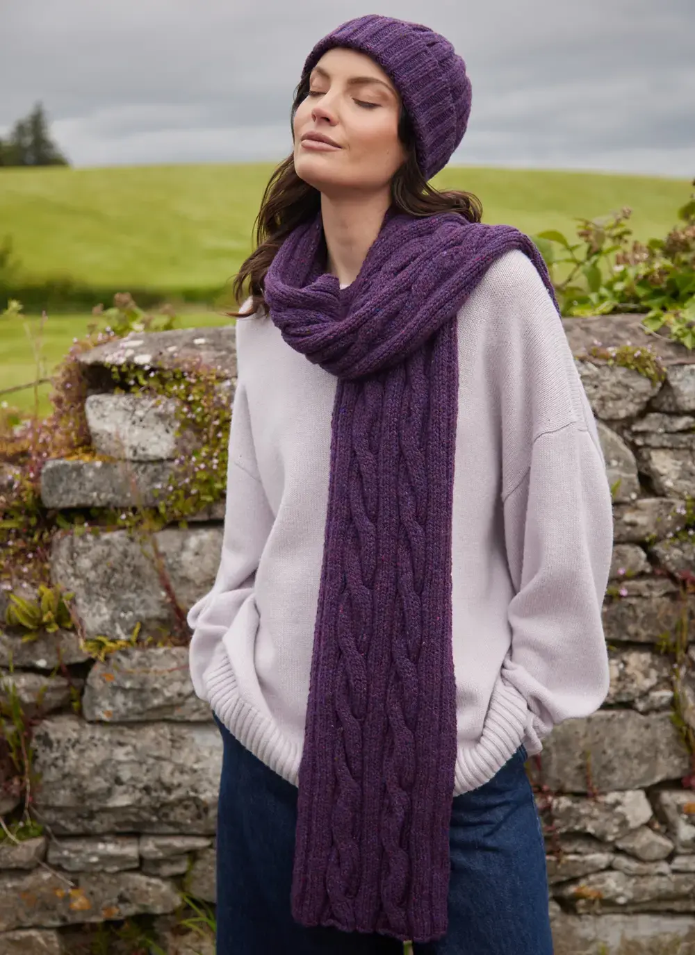 Donegal Fleck Ribbed Beanie