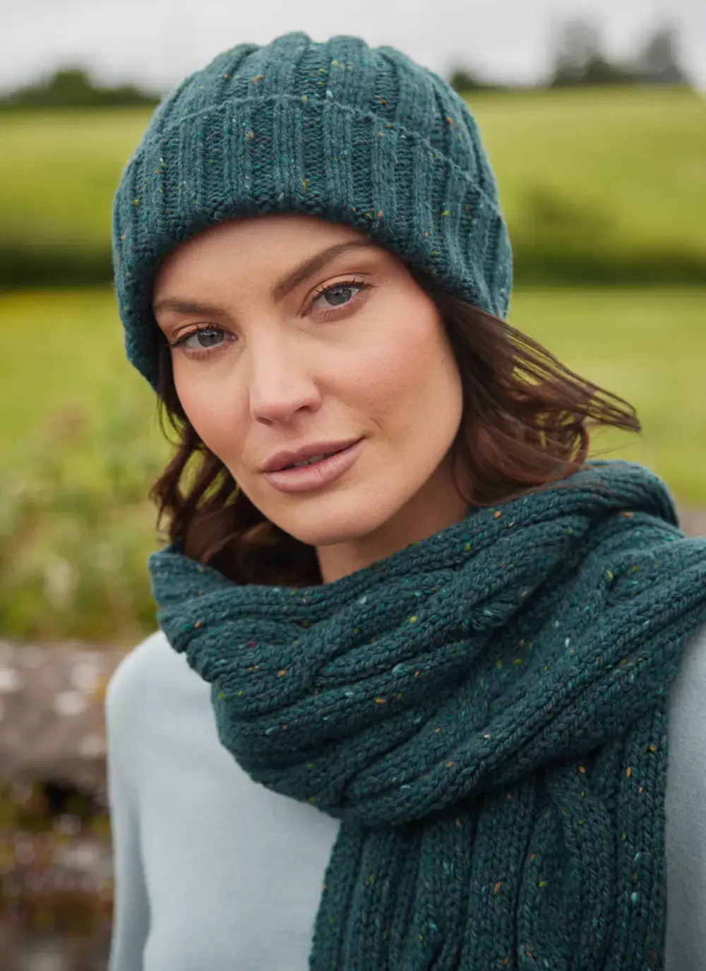 Donegal Fleck Ribbed Beanie