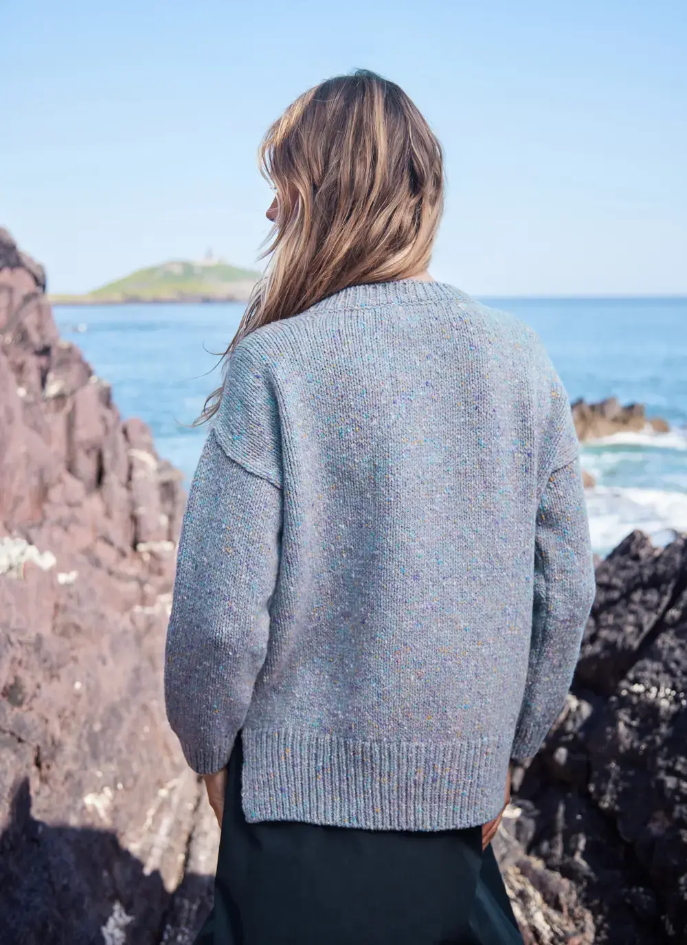 Donegal Fleck Slouchy Sweater