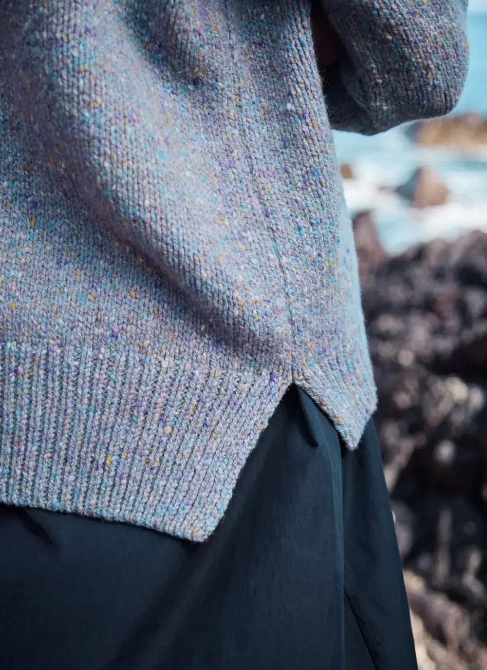 Donegal Fleck Slouchy Sweater