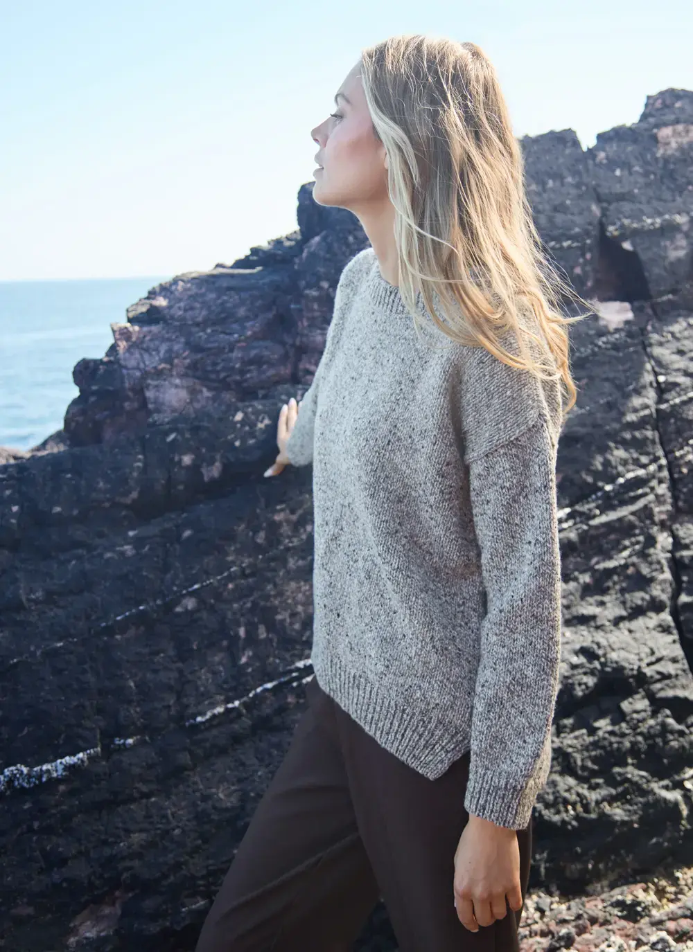 Donegal Fleck Slouchy Sweater