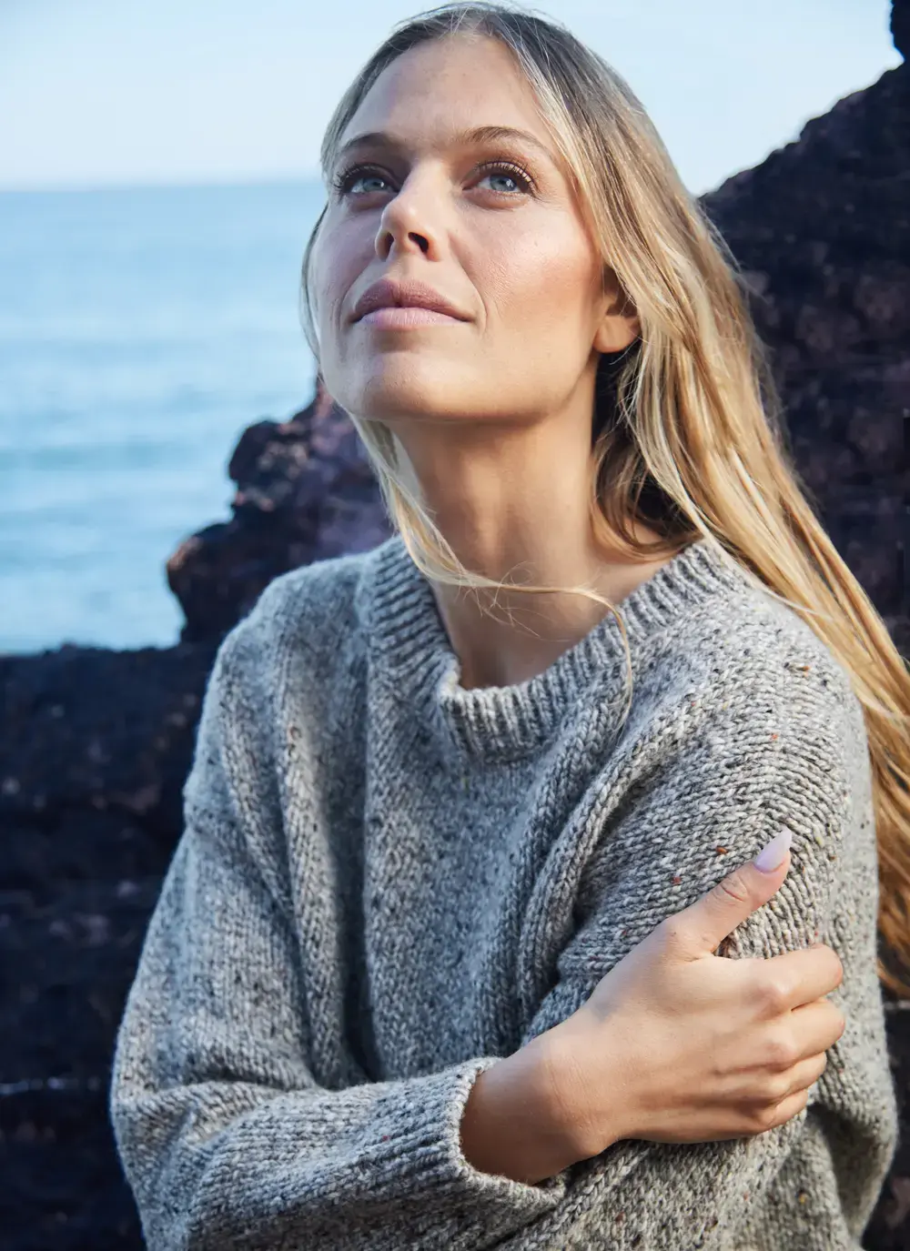 Donegal Fleck Slouchy Sweater