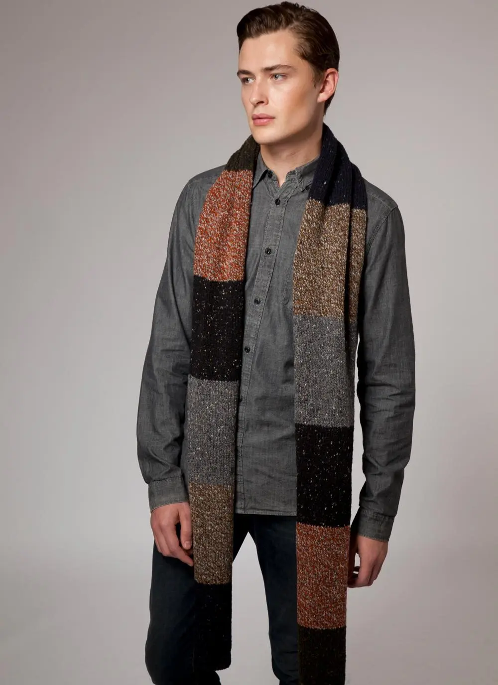 Fisherman Donegal Fleck Scarf - Forager