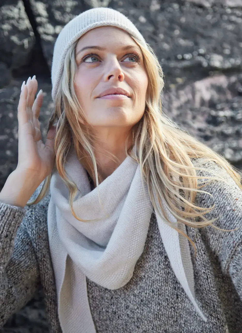 Lambswool Slouchy Beanie