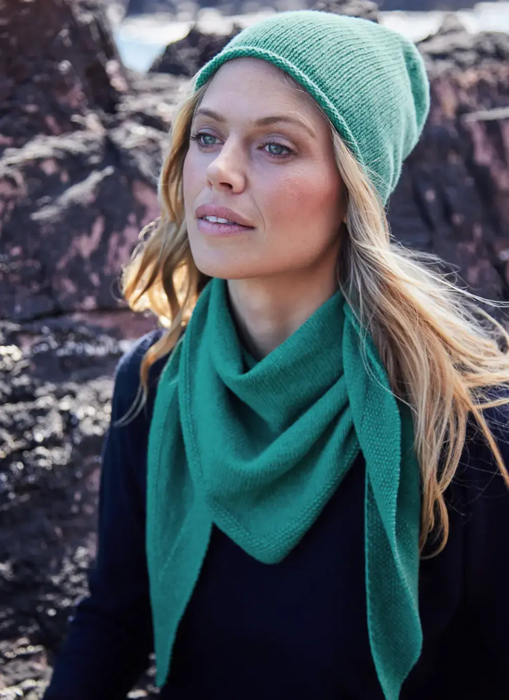 Lambswool Slouchy Beanie