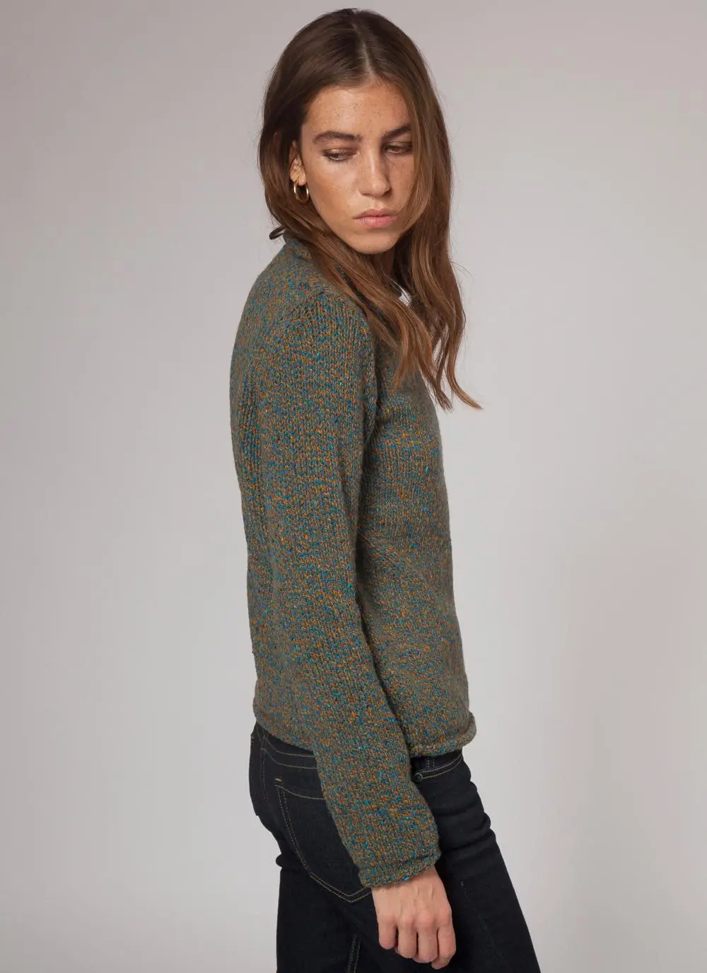 Fisherman Roll Neck Sweater
