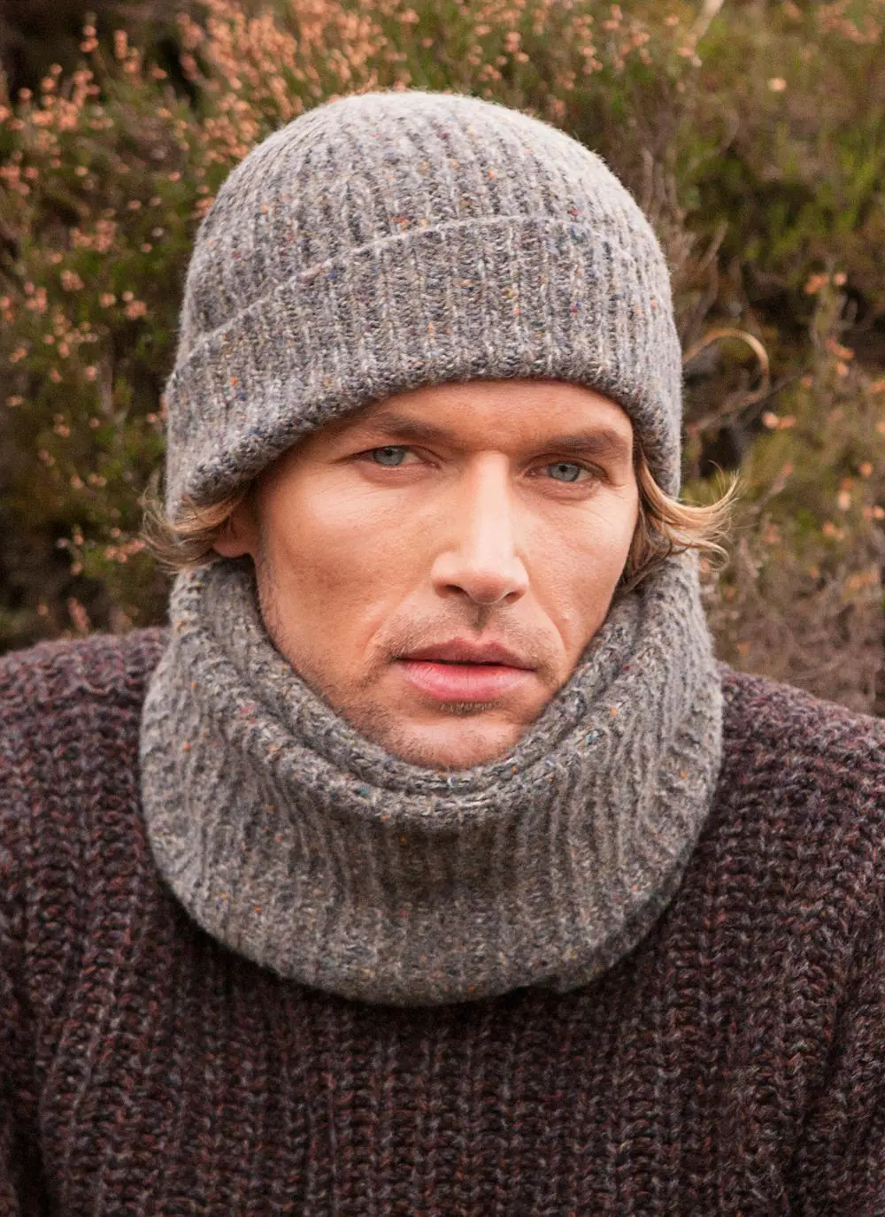 Fisherman Infinity Scarf - Smoke