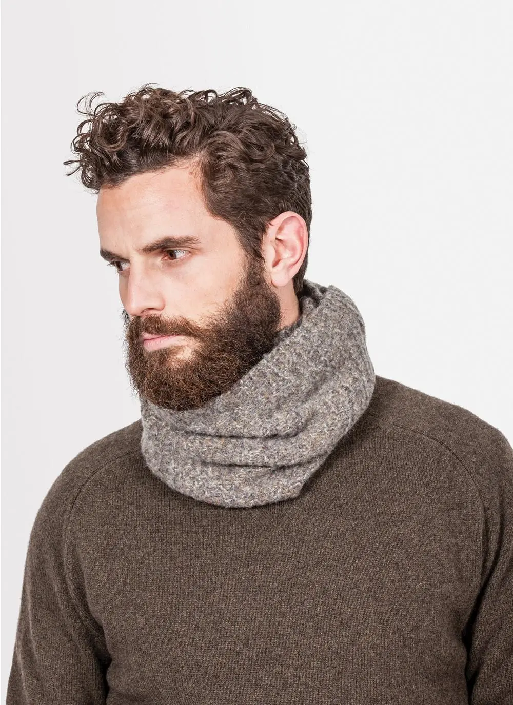 Fisherman Infinity Scarf - Smoke