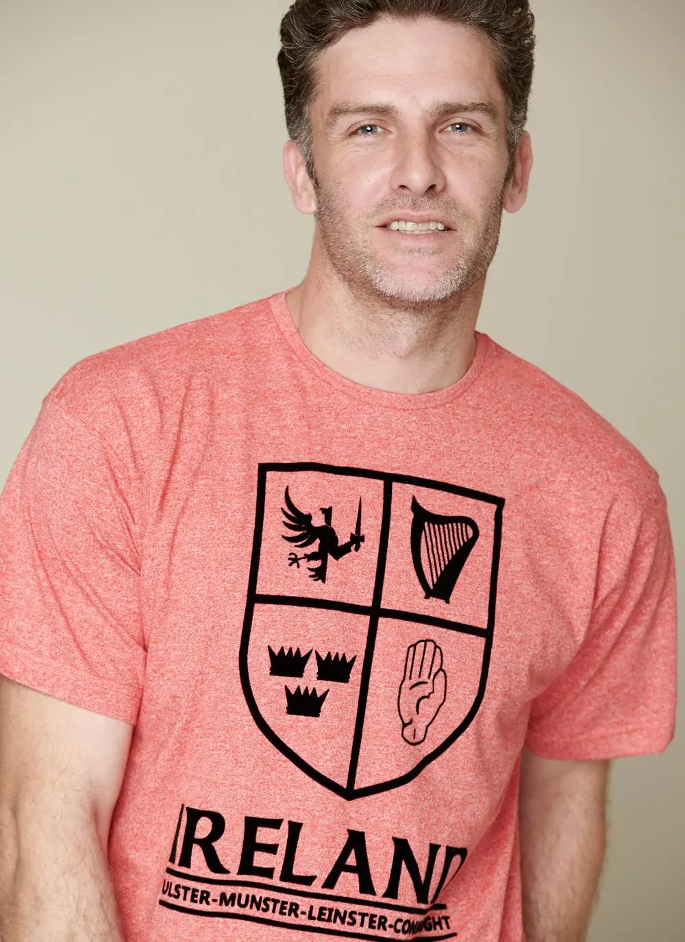 Four Corners Of Ireland Red T-Shirt