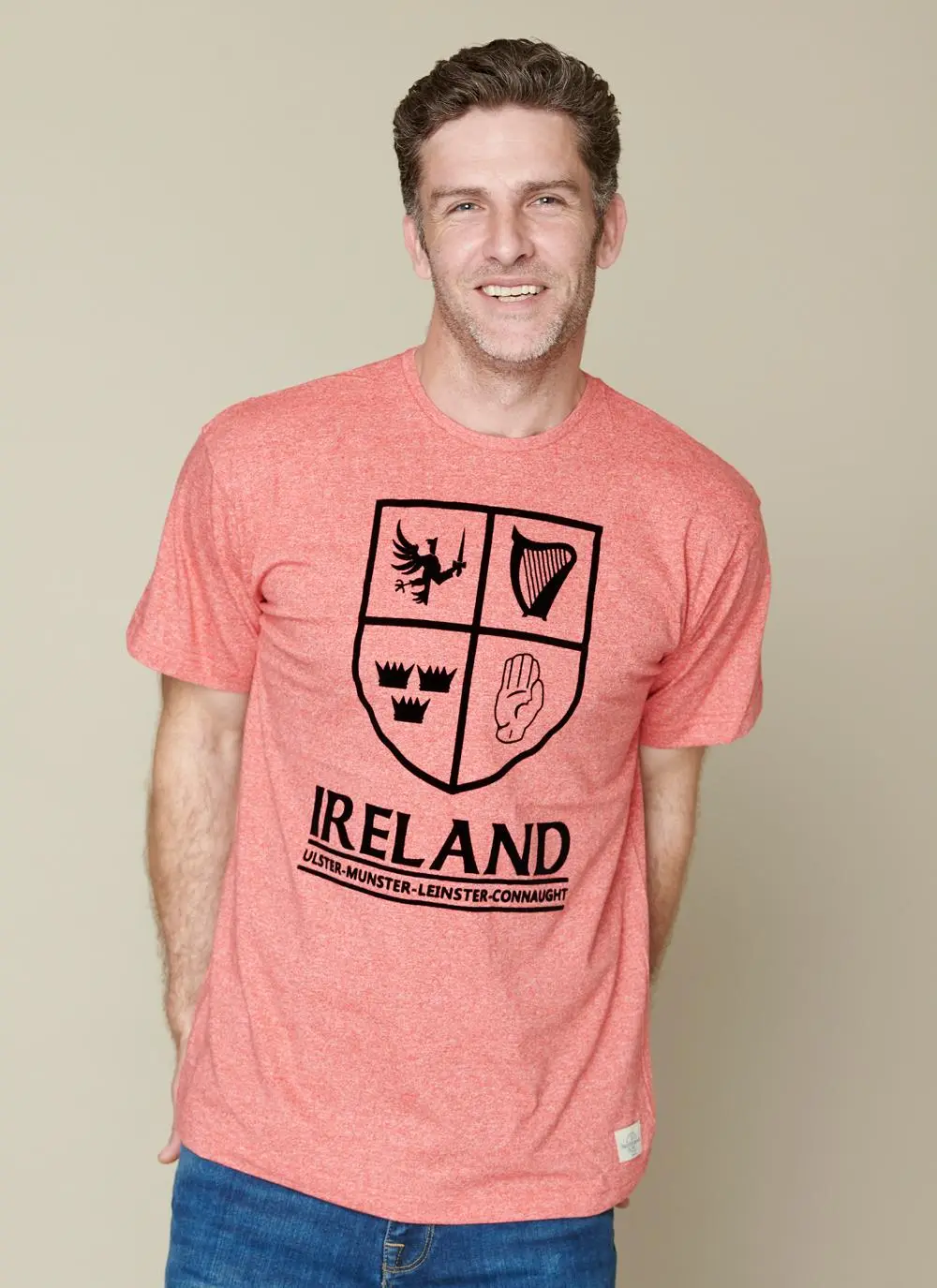 Four Corners Of Ireland Red T-Shirt