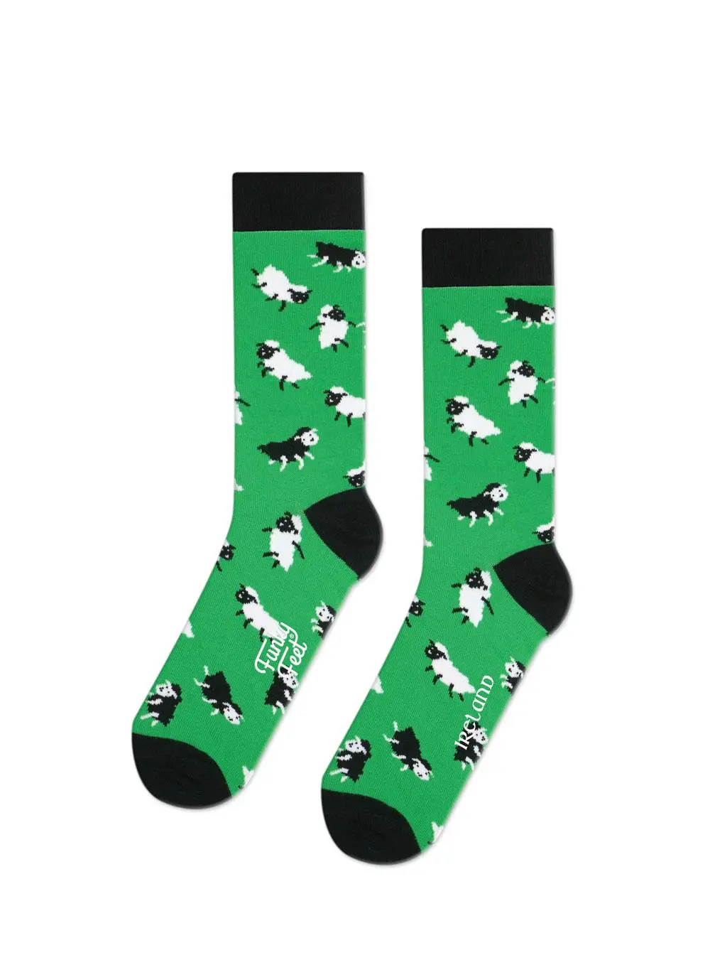 Funky Feet 3 Pack Irish Sheep Socks
