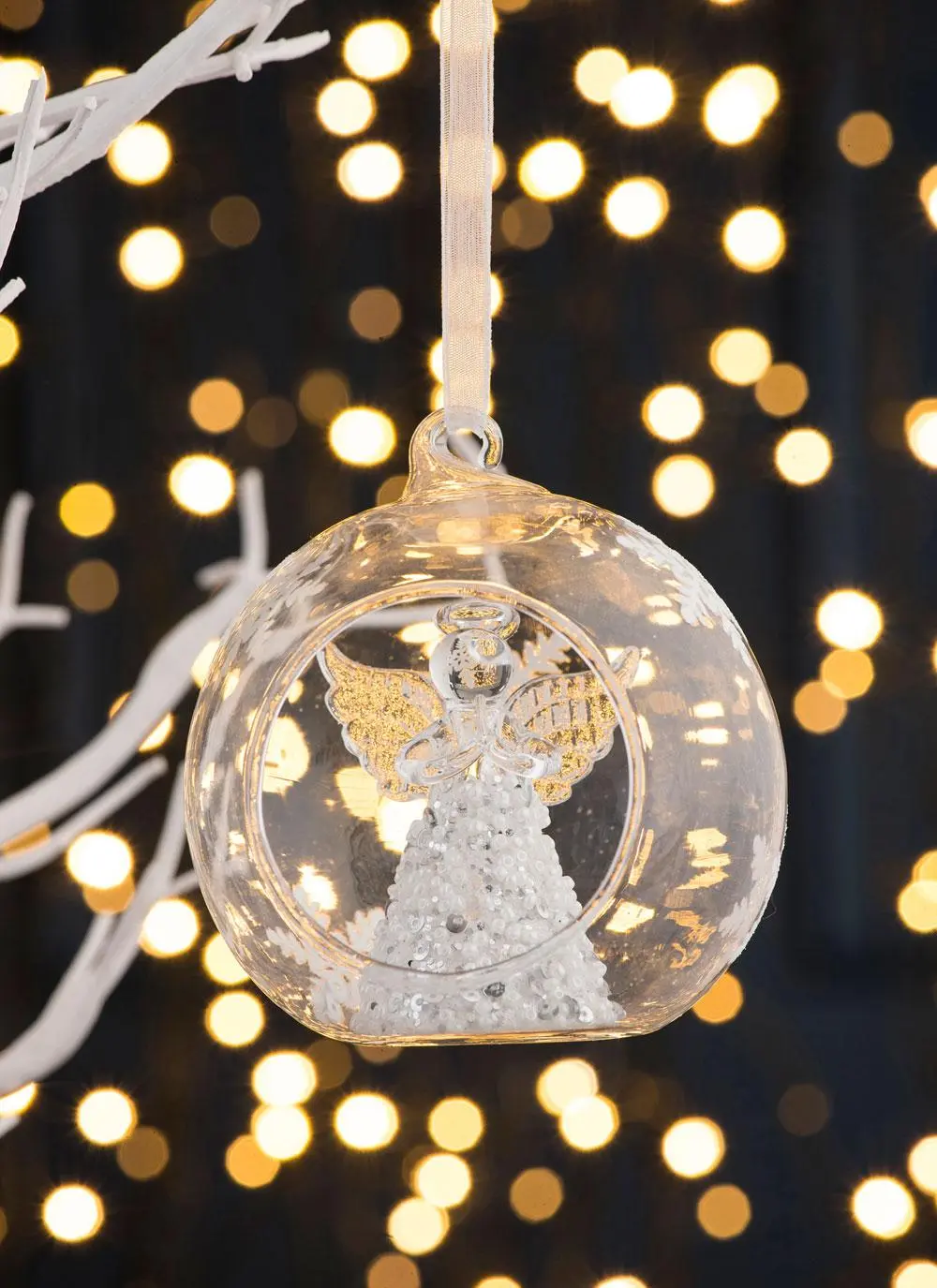 Galway Crystal Angel Ornament