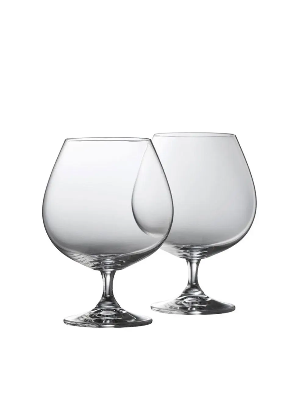 Galway Crystal Elegance Balloon Brandy Pair