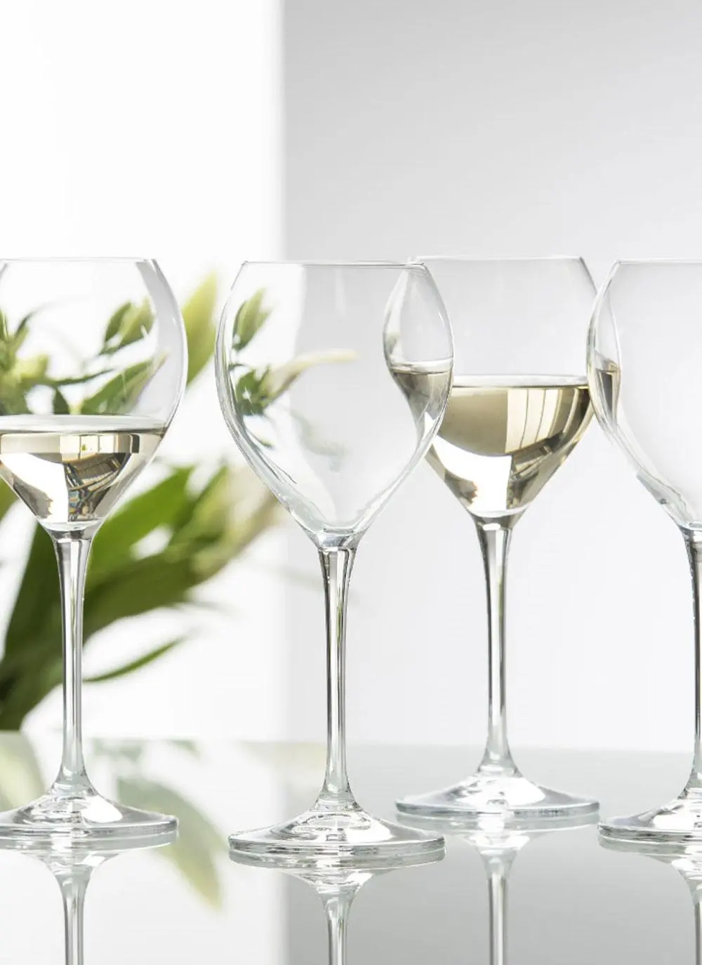 Galway Crystal Clarity White Wine Set of 4