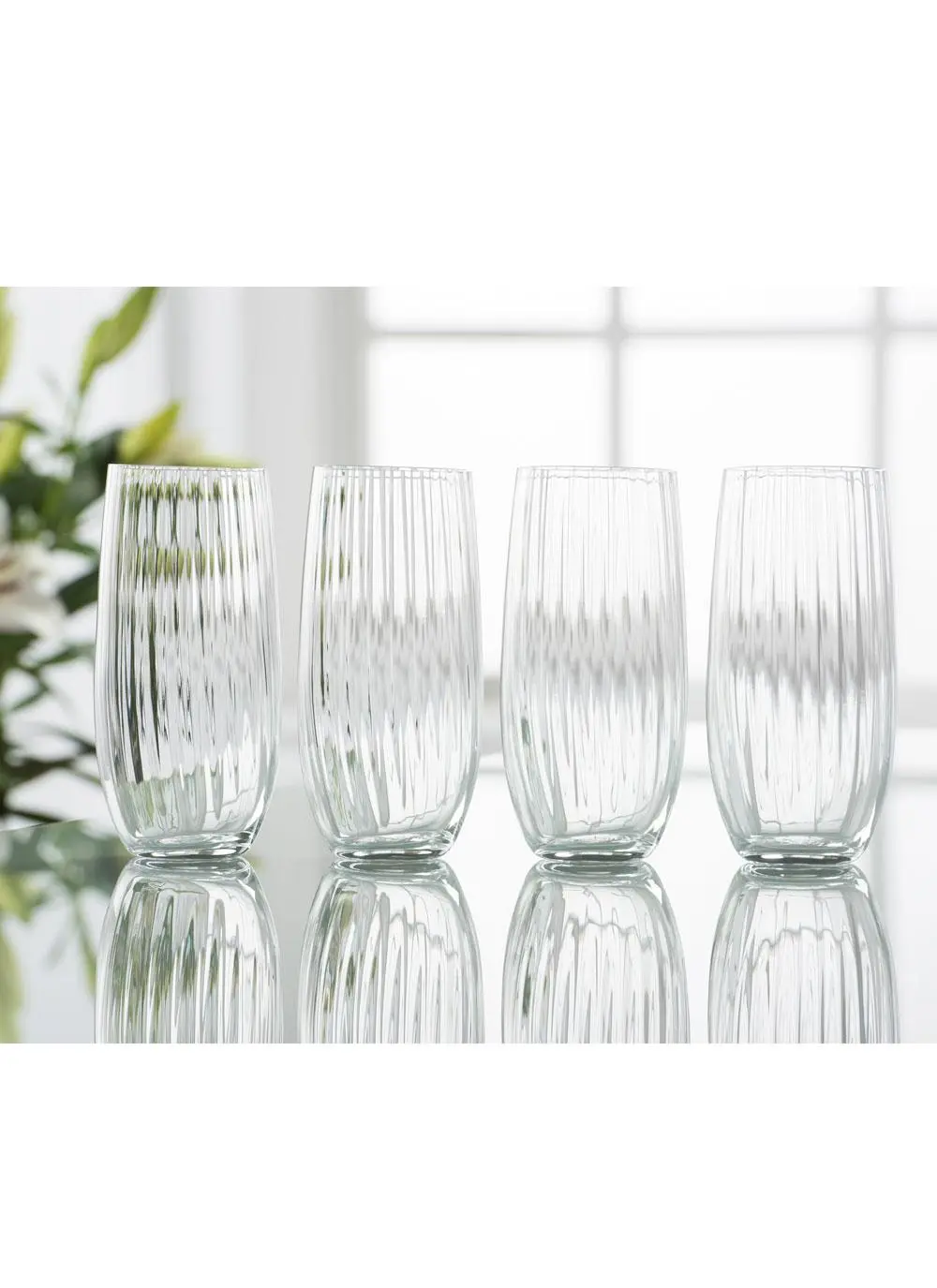 Galway Crystal Erne Hi Ball Set of 4