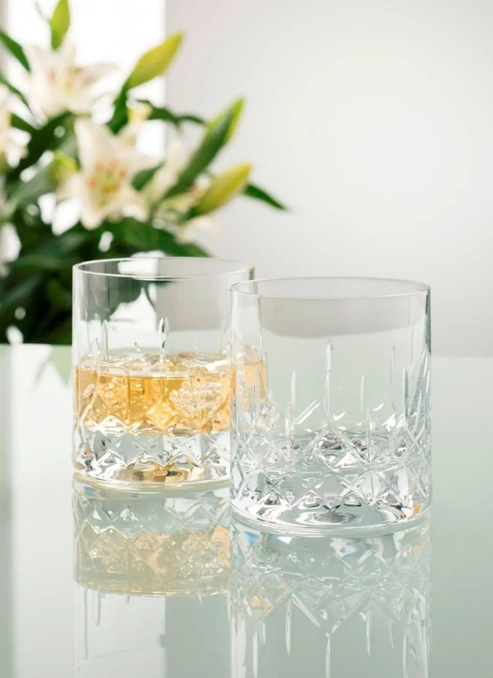 Galway Crystal Longford DOF Tumbler Pair