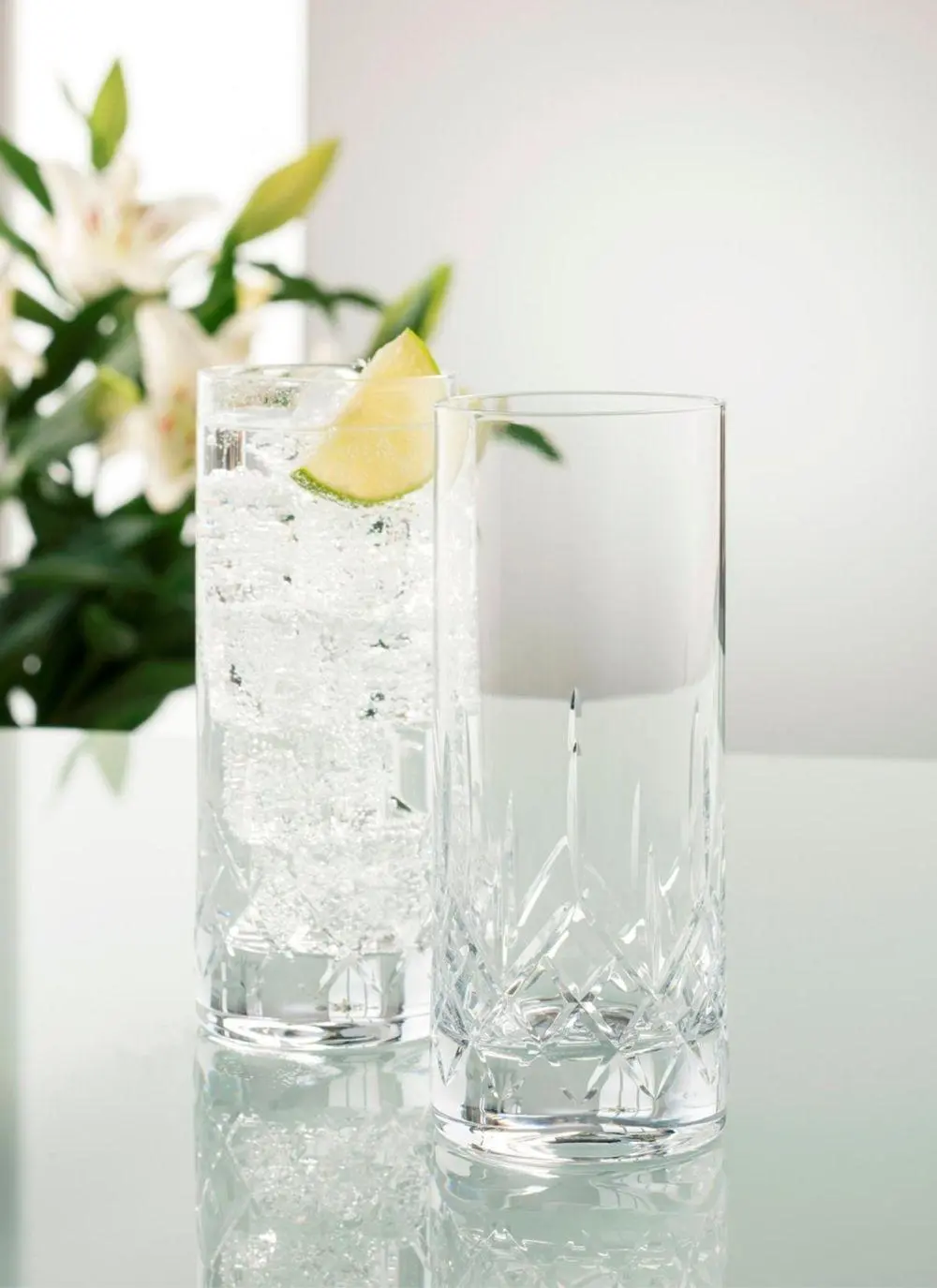 Galway Crystal Longford Hi Ball Pair