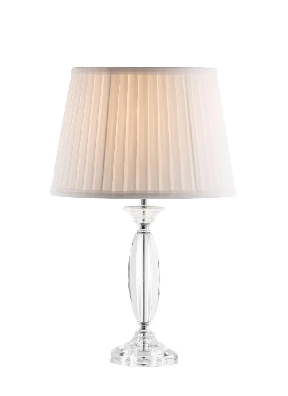 Galway Crystal Lyon Lamp & Shade (US Fitting)