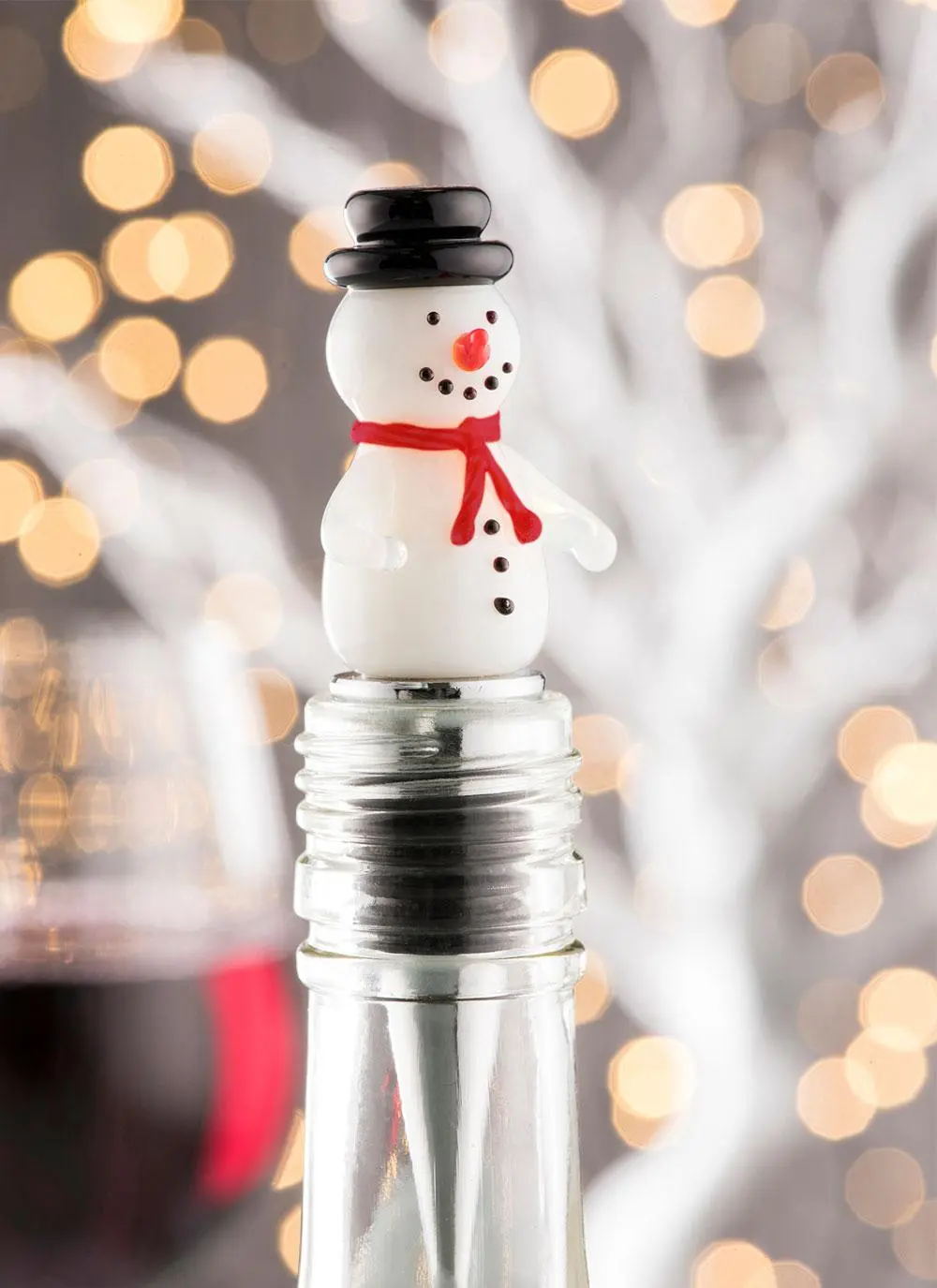 Galway Crystal Snowman Wine Stopper