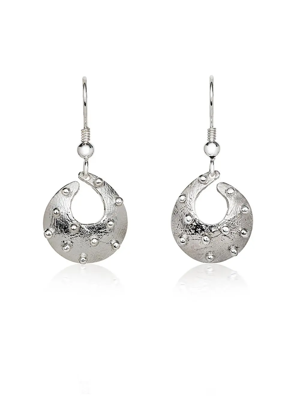 Sterling Silver Cloicin Torc Drop Earrings