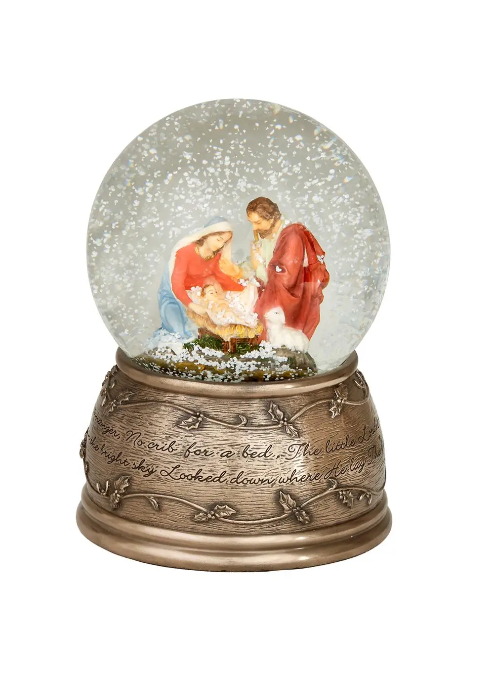 Holy Family Snow Globe