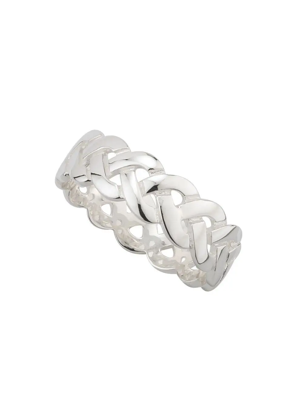 Gents Sterling Silver Celtic Knot Band