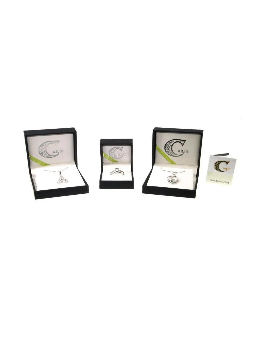 Sterling Silver Triple Band Claddagh Ring