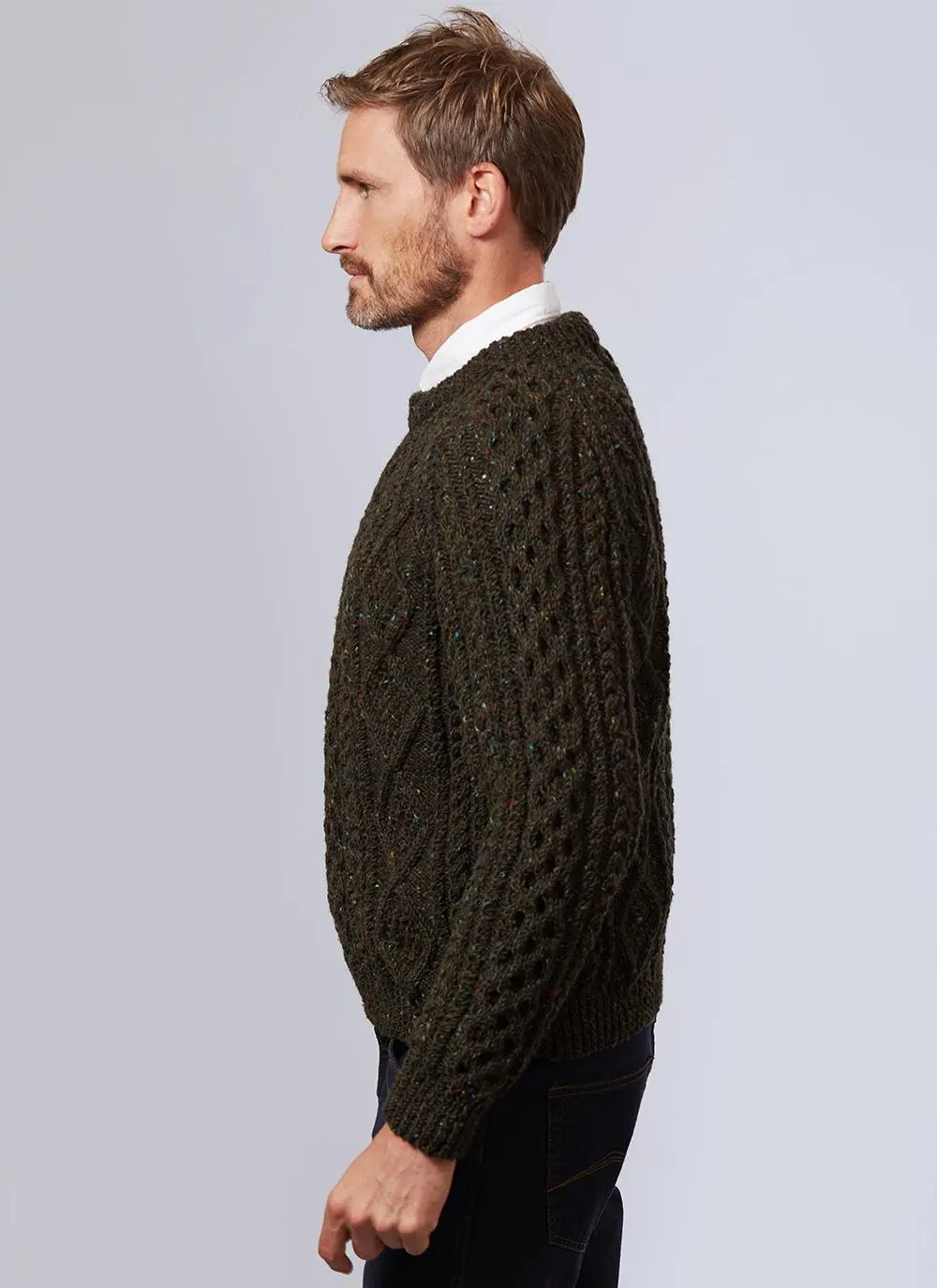 Hand-Knit Ardan Crew Sweater