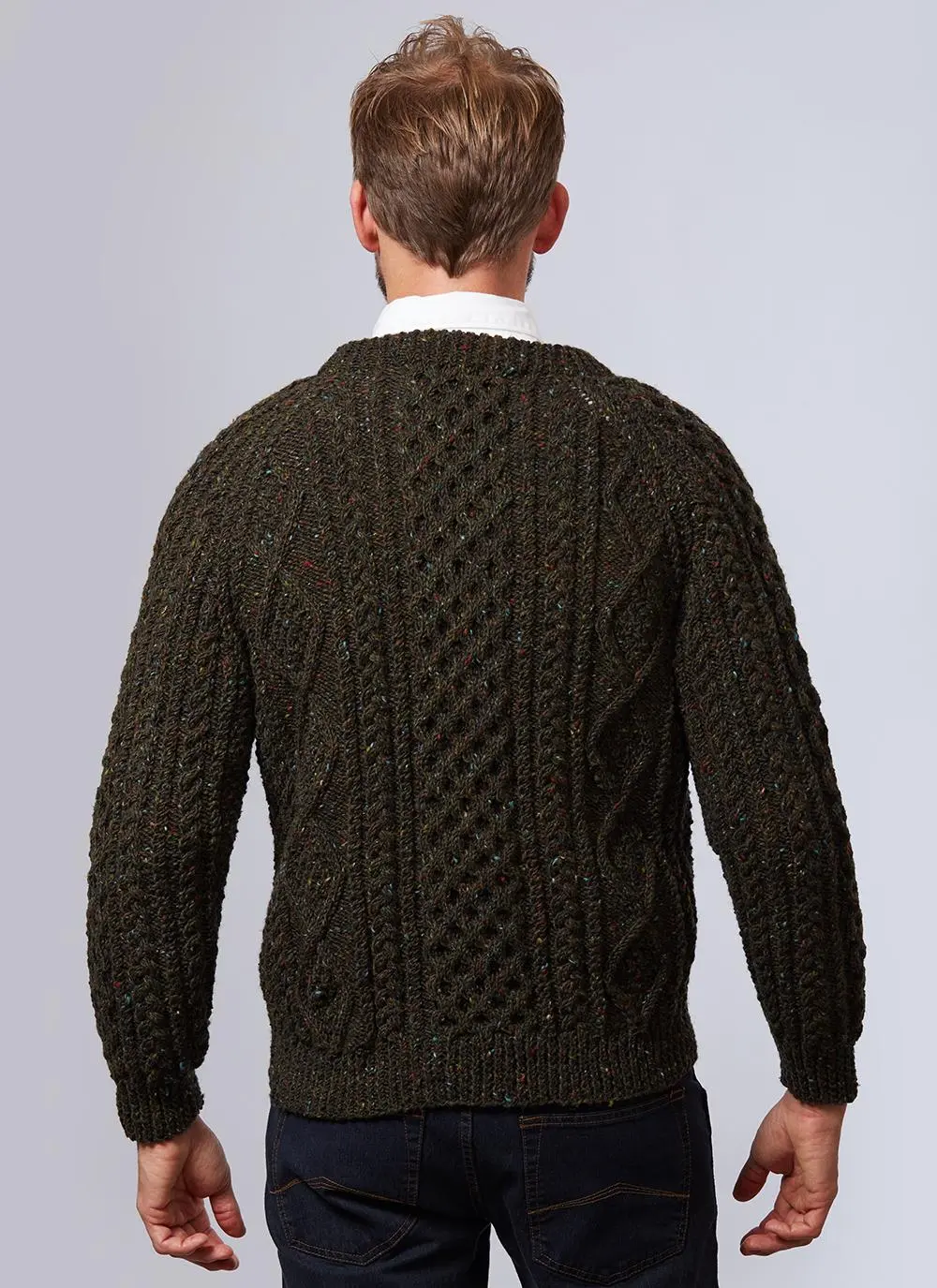 Hand-Knit Ardan Crew Sweater