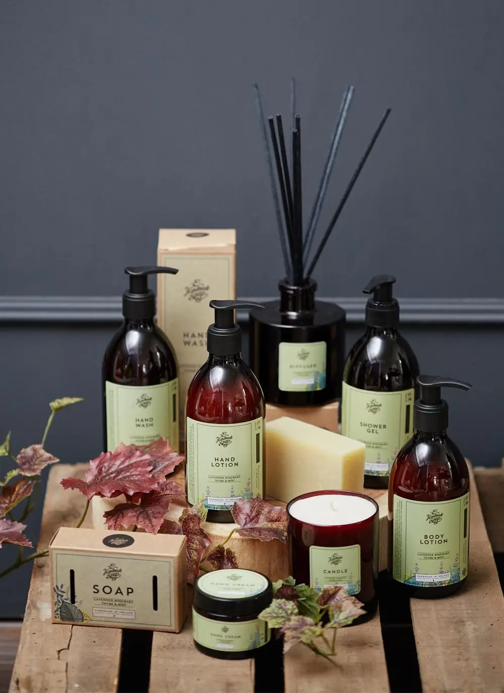 Handmade Soap Company Lavender, Rosemary, Thyme and Mint Gift Set