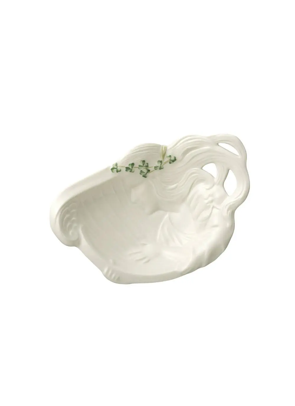 Belleek Classic Harp Butter Plate