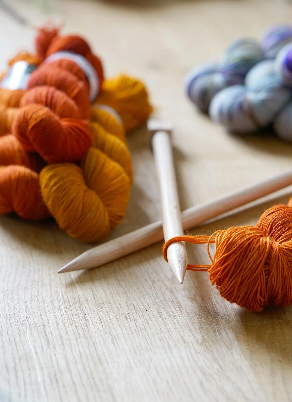 Hand-Dyed Sock Yarn Rusty Nail