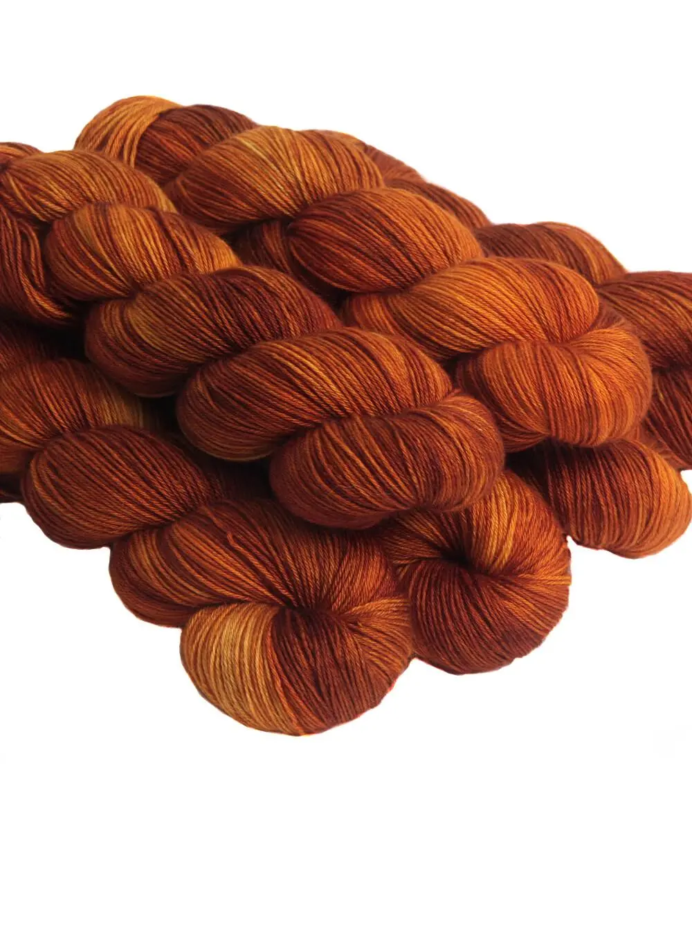 Hand-Dyed Sock Yarn Rusty Nail