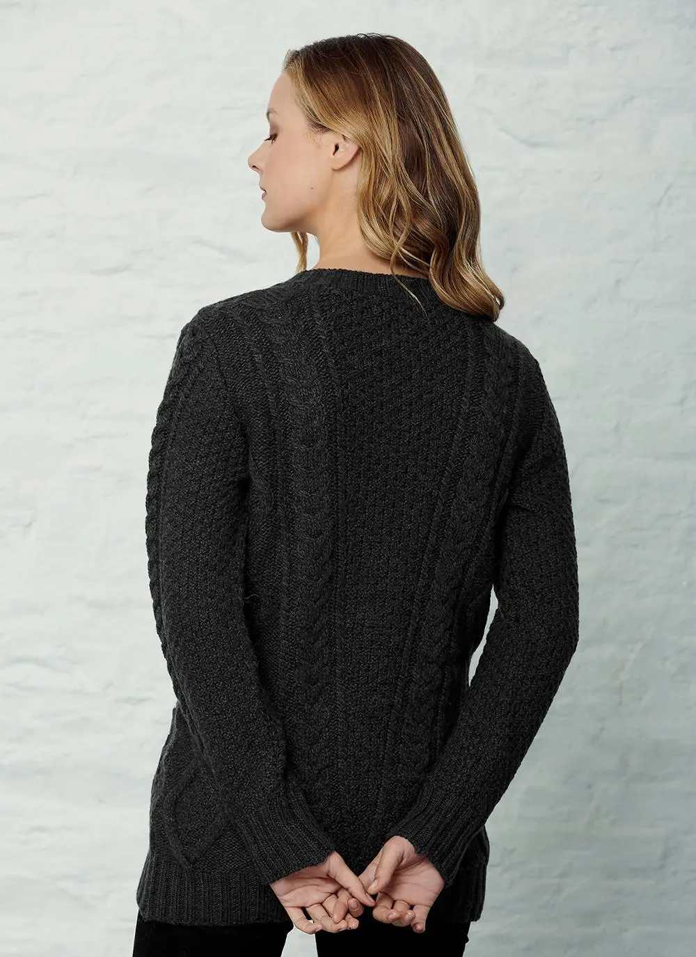 Hilary Aran Cable Cardigan