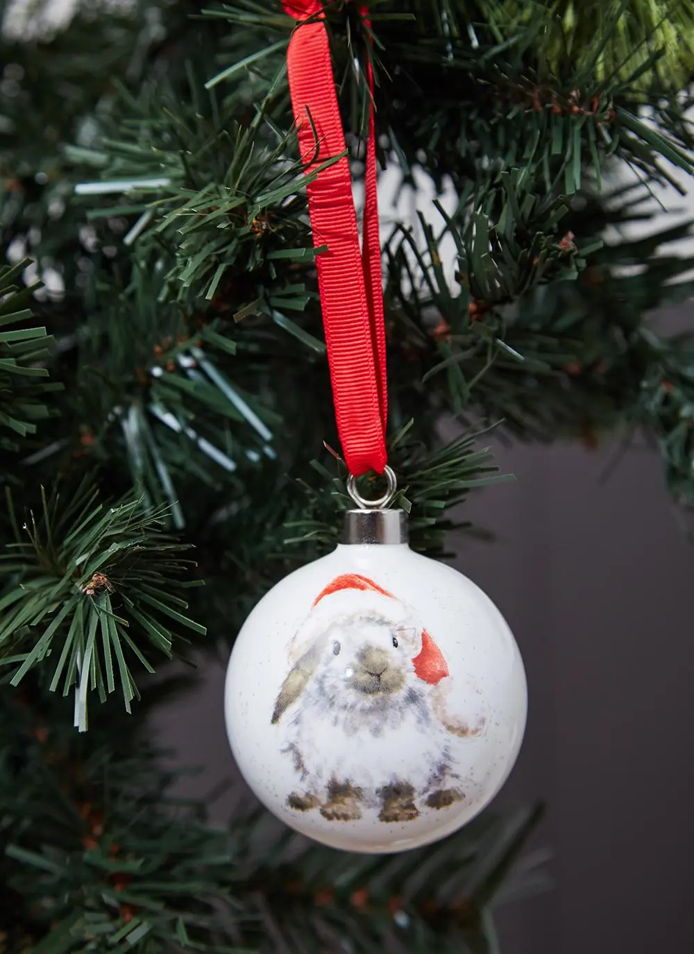 Ho Ho Ho Rabbit Christmas Bauble
