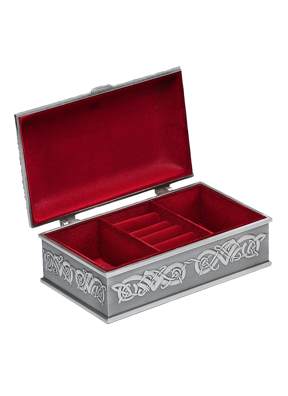 Claddagh Ring Oak Jewellery Box 6x4 Photo Insert Personalised Friendship Gift 74 