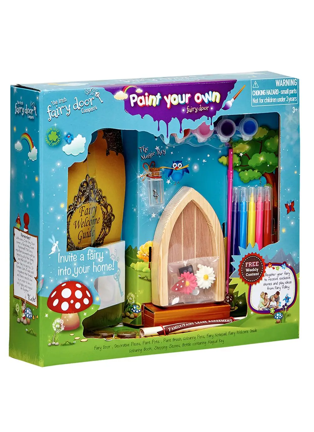 Paint Your Own Irish Fairy Door Set